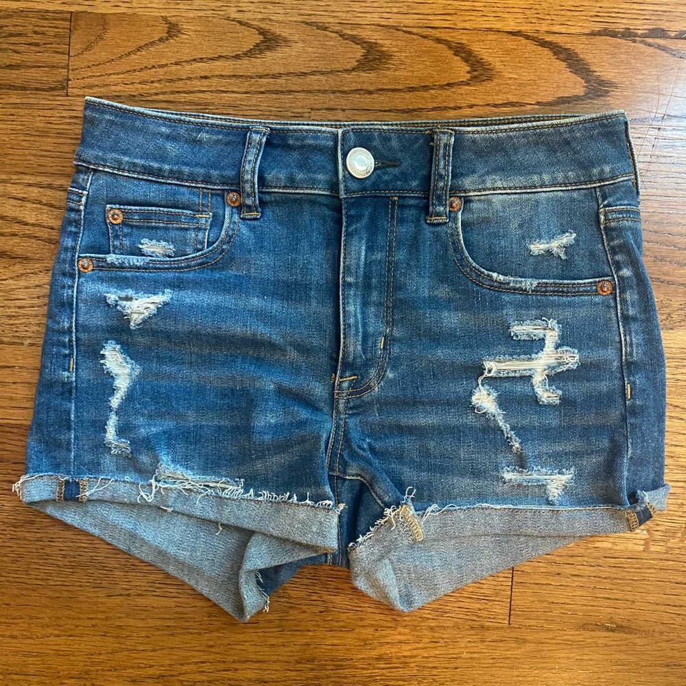American Eagle Denim High Rise Shortie